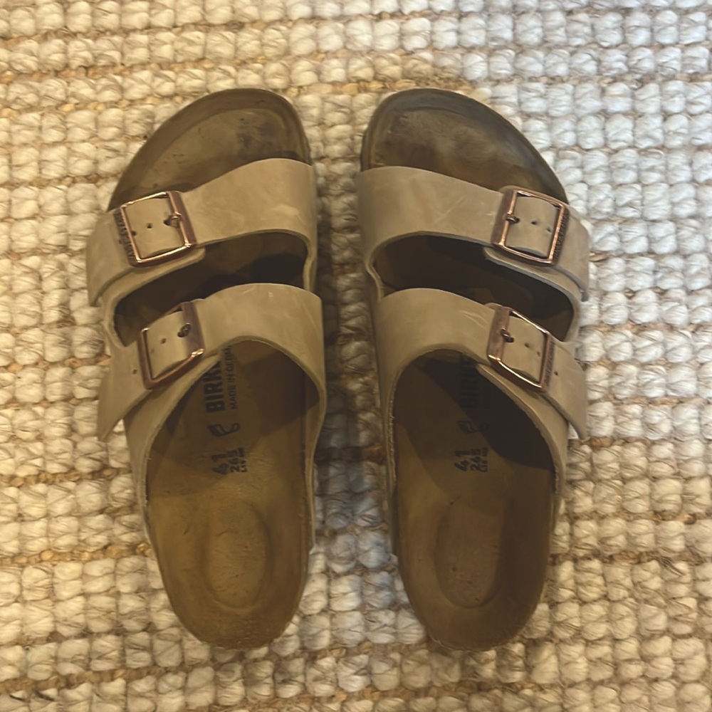 Birkenstock Arizona Taupe/Sand Sandals